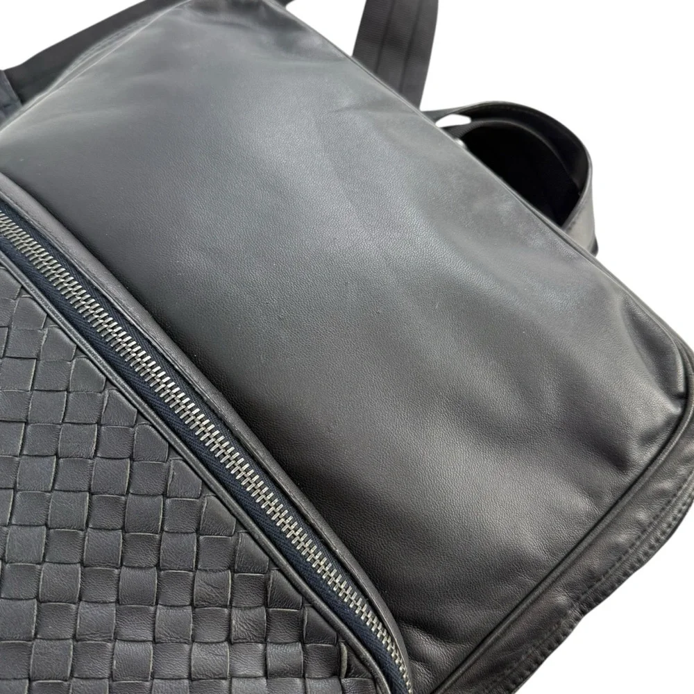 Bottega Veneta Intrecciato Leather Backpack - Picture 13 of 13